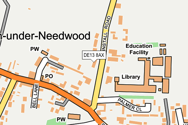 Map of NOD POD LLP at local scale