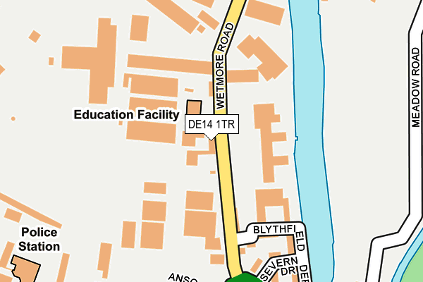 Map of BRITISH HISTORIC RACING LTD at local scale