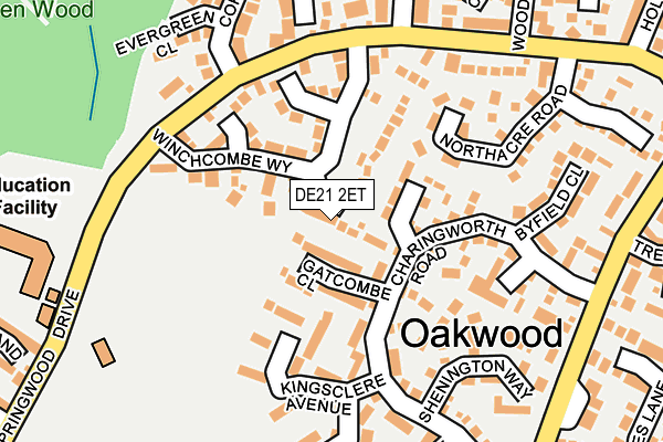 DE21 2ET map - OS OpenMap – Local (Ordnance Survey)