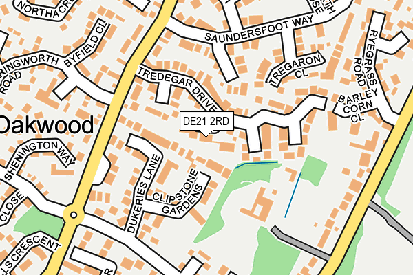 DE21 2RD map - OS OpenMap – Local (Ordnance Survey)