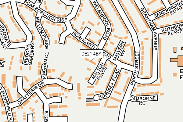 DE21 4BY map - OS OpenMap – Local (Ordnance Survey)