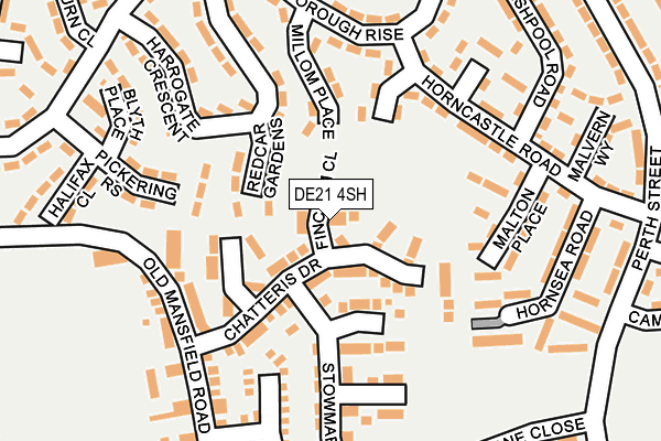 DE21 4SH map - OS OpenMap – Local (Ordnance Survey)