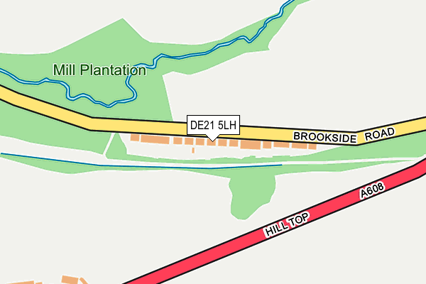 DE21 5LH map - OS OpenMap – Local (Ordnance Survey)