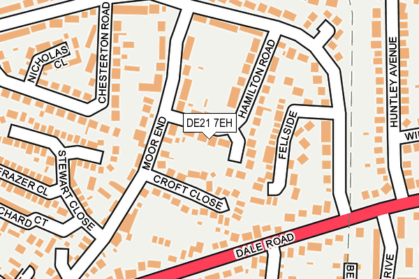 DE21 7EH map - OS OpenMap – Local (Ordnance Survey)