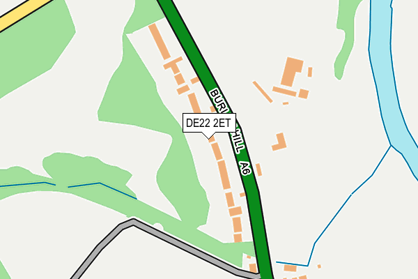 DE22 2ET map - OS OpenMap – Local (Ordnance Survey)