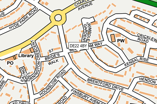 DE22 4BY map - OS OpenMap – Local (Ordnance Survey)