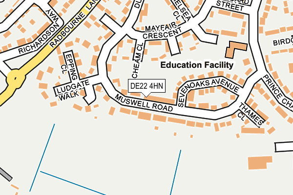 Map of QUINN DRIVEWAYS LIMITED at local scale