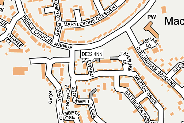 DE22 4NN map - OS OpenMap – Local (Ordnance Survey)