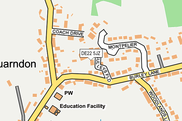 Map of SANCHINI'S CAFÉ LIMITED at local scale