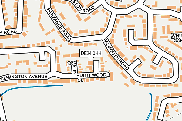 DE24 0HH map - OS OpenMap – Local (Ordnance Survey)