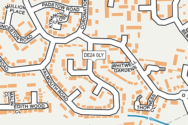 DE24 0LY map - OS OpenMap – Local (Ordnance Survey)