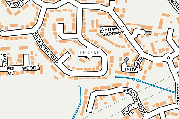 DE24 0NE map - OS OpenMap – Local (Ordnance Survey)
