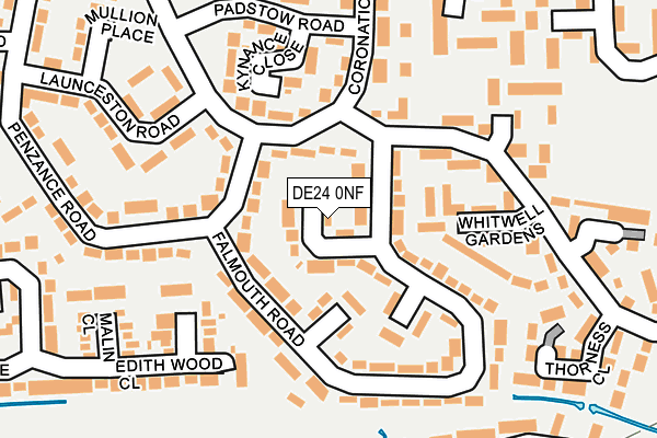 DE24 0NF map - OS OpenMap – Local (Ordnance Survey)