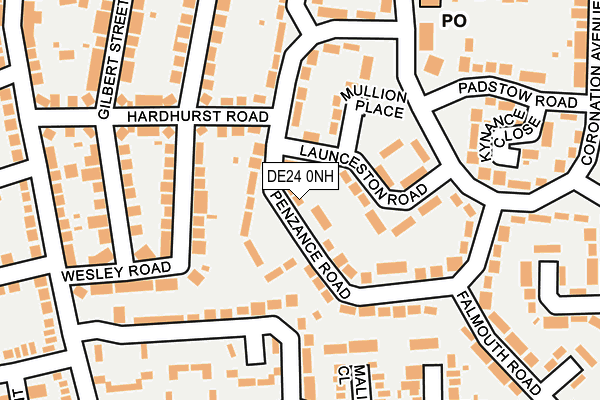 DE24 0NH map - OS OpenMap – Local (Ordnance Survey)