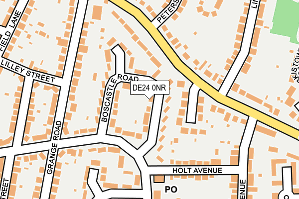 DE24 0NR map - OS OpenMap – Local (Ordnance Survey)