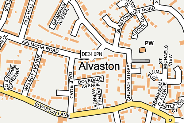 Map Of Alvaston Derby De24 0Pn Maps, Stats, And Open Data