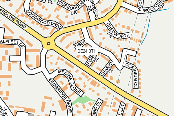 DE24 0TH map - OS OpenMap – Local (Ordnance Survey)