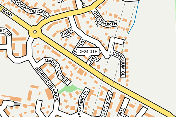 DE24 0TP map - OS OpenMap – Local (Ordnance Survey)
