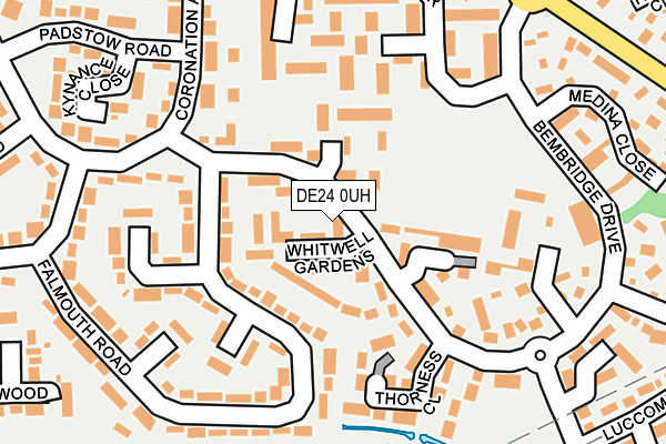 DE24 0UH map - OS OpenMap – Local (Ordnance Survey)