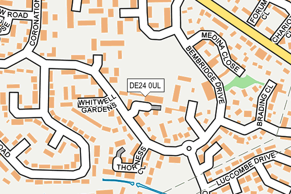 DE24 0UL map - OS OpenMap – Local (Ordnance Survey)