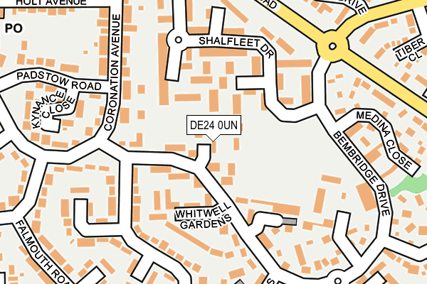 DE24 0UN map - OS OpenMap – Local (Ordnance Survey)