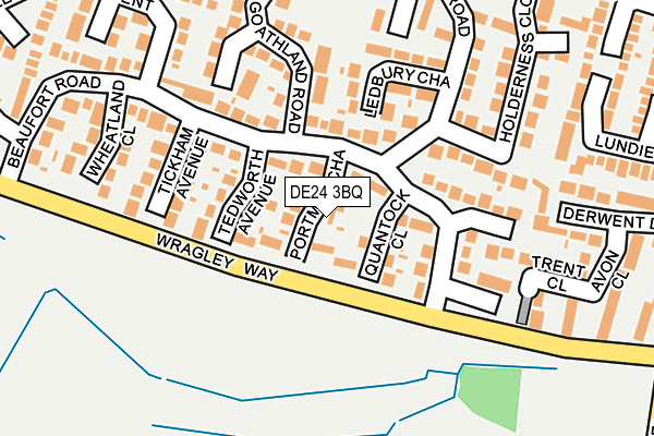DE24 3BQ map - OS OpenMap – Local (Ordnance Survey)