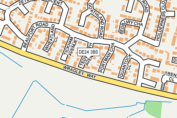 DE24 3BS map - OS OpenMap – Local (Ordnance Survey)