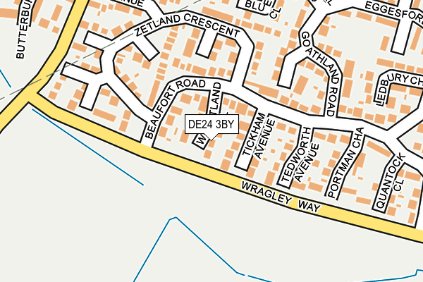 DE24 3BY map - OS OpenMap – Local (Ordnance Survey)