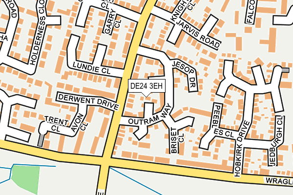 DE24 3EH map - OS OpenMap – Local (Ordnance Survey)