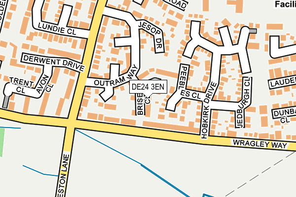 DE24 3EN map - OS OpenMap – Local (Ordnance Survey)
