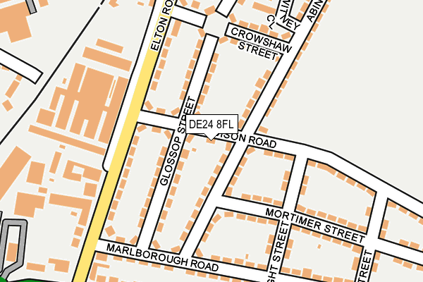 DE24 8FL map - OS OpenMap – Local (Ordnance Survey)