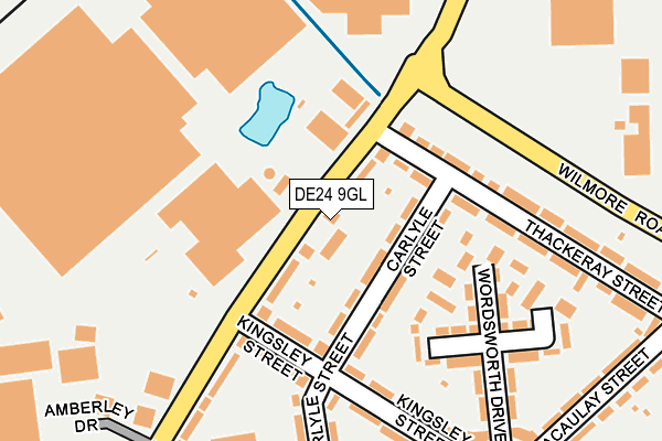 DE24 9GL map - OS OpenMap – Local (Ordnance Survey)