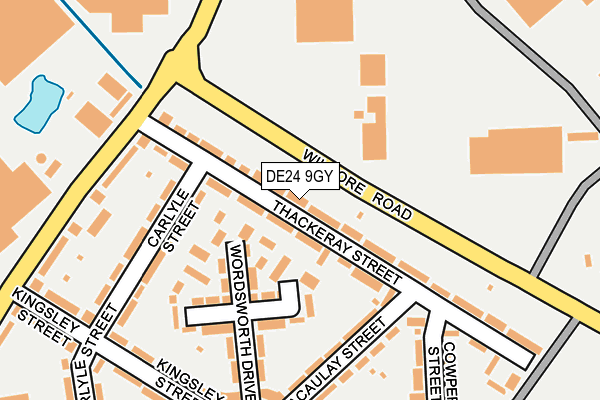 DE24 9GY map - OS OpenMap – Local (Ordnance Survey)