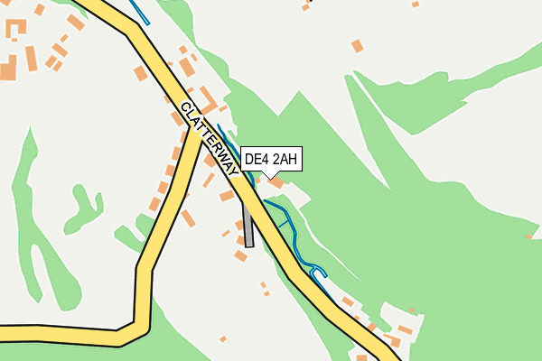 DE4 2AH map - OS OpenMap – Local (Ordnance Survey)