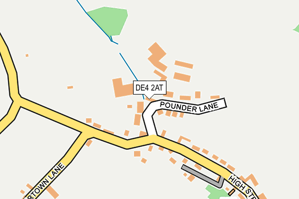 DE4 2AT map - OS OpenMap – Local (Ordnance Survey)
