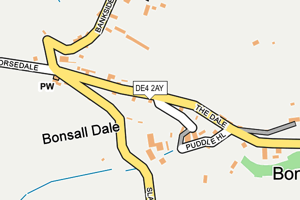 DE4 2AY map - OS OpenMap – Local (Ordnance Survey)