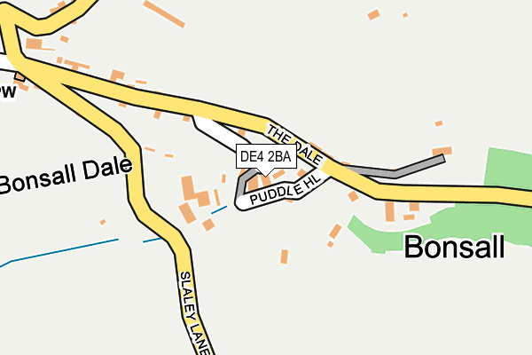 DE4 2BA map - OS OpenMap – Local (Ordnance Survey)