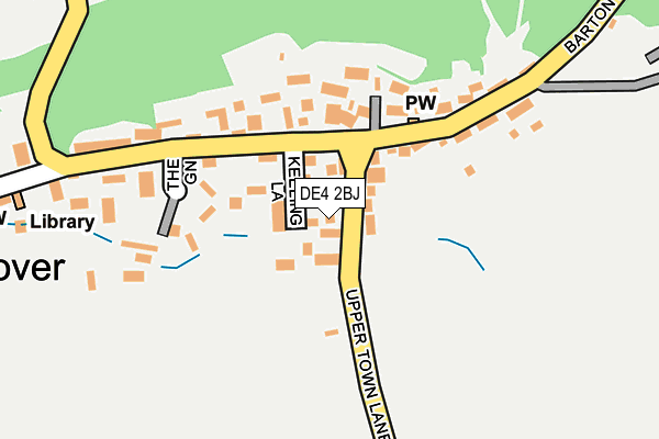 DE4 2BJ map - OS OpenMap – Local (Ordnance Survey)
