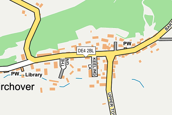 DE4 2BL map - OS OpenMap – Local (Ordnance Survey)