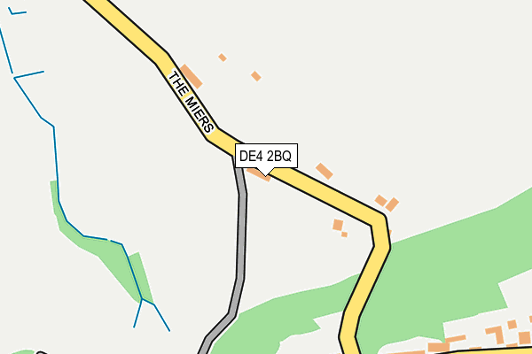 DE4 2BQ map - OS OpenMap – Local (Ordnance Survey)