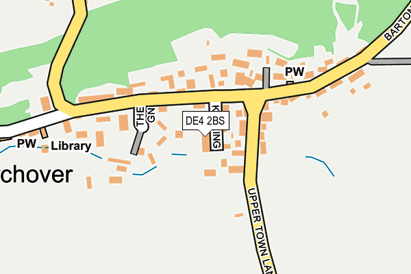 DE4 2BS map - OS OpenMap – Local (Ordnance Survey)
