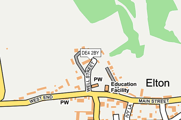 DE4 2BY map - OS OpenMap – Local (Ordnance Survey)