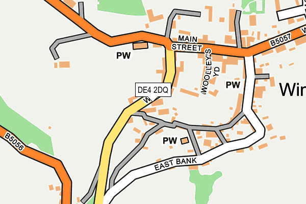 DE4 2DQ map - OS OpenMap – Local (Ordnance Survey)
