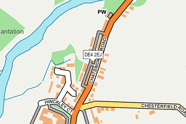 DE4 2EJ map - OS OpenMap – Local (Ordnance Survey)