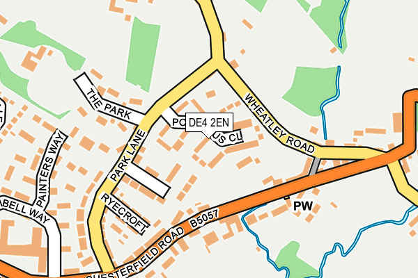 DE4 2EN map - OS OpenMap – Local (Ordnance Survey)