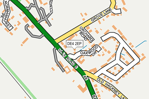 DE4 2EP map - OS OpenMap – Local (Ordnance Survey)