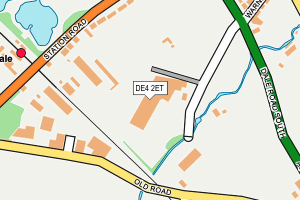 DE4 2ET map - OS OpenMap – Local (Ordnance Survey)