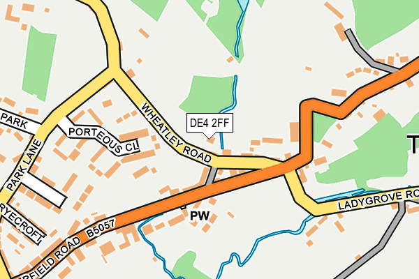 DE4 2FF map - OS OpenMap – Local (Ordnance Survey)