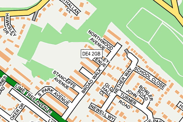 DE4 2GB map - OS OpenMap – Local (Ordnance Survey)