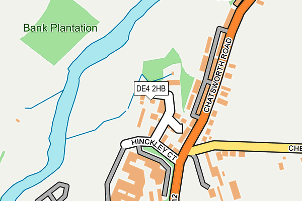 DE4 2HB map - OS OpenMap – Local (Ordnance Survey)